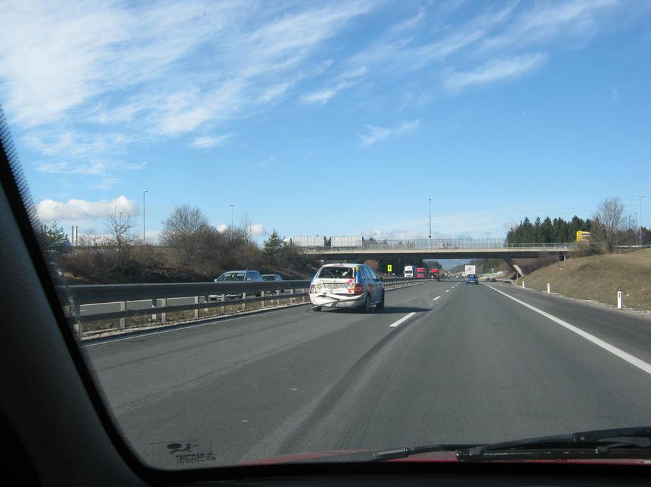 Žalec, avtocesta, nesreča