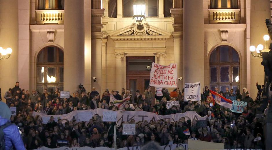 Protesti v Srbiji | Avtor: EPA