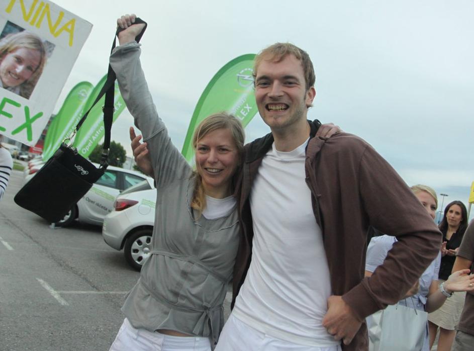 Luka Gratej in Polona Kern