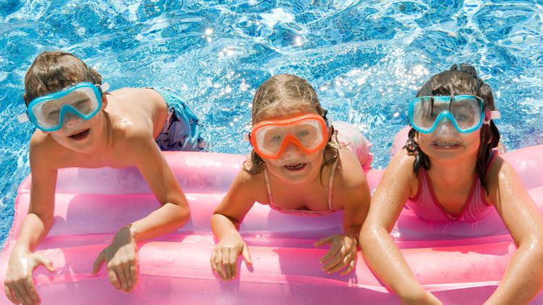 poletje, vročina, bazen