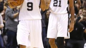 Tony Parker Tim Duncan San Antonio Spurs Dallas Mavericks