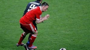 Franck Ribery si bo finale Lige prvakov ogledal s tribun. (Foto: Reuters)