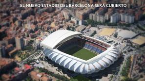 Camp Nou stadion streha prenova načrt