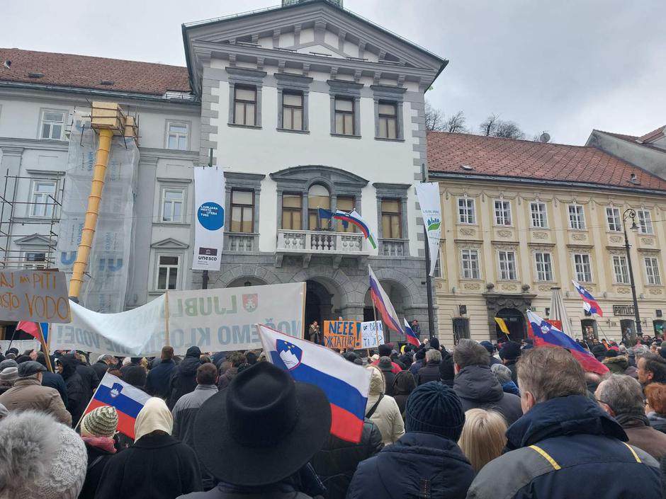 Protest v Ljubljani | Avtor: Bralka