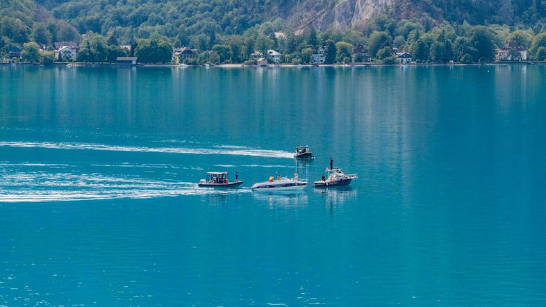attersee reševalna akcija iskalna akcija čoln jezero