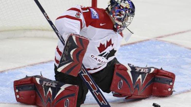 Pascal Leclaire je na dveh tekmah prvenstva dobil en sam zadetek.