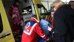 Ranjene potnike so odpeljali v različne bolnišnice v Zagrebu. (Foto: Pixsell)