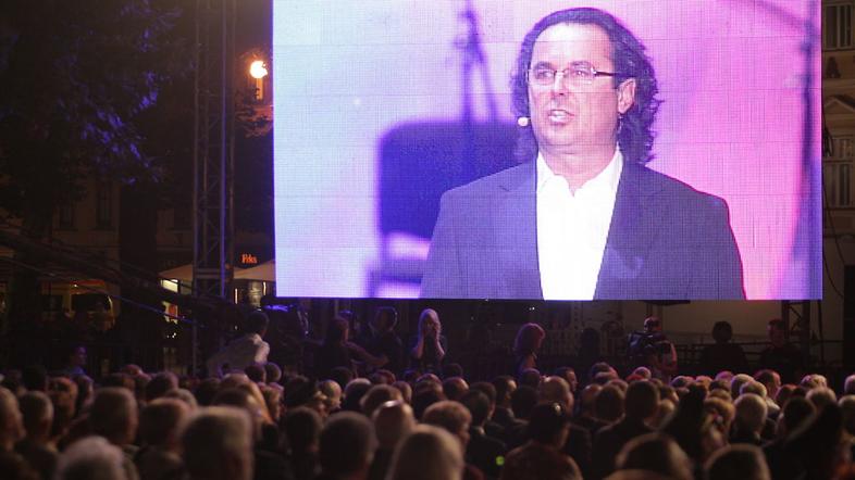 Državna proslava na Kongresnem trgu.