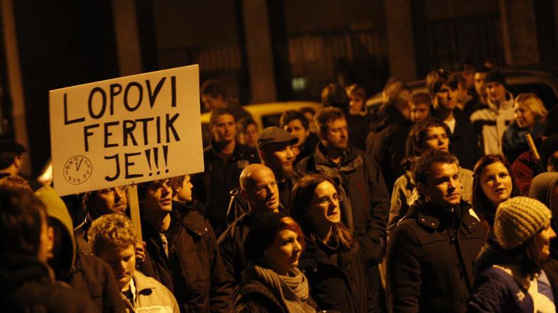 Protesti Kranj