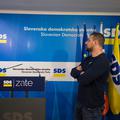 Štab Anžeta Logarja na stranki SDS.
