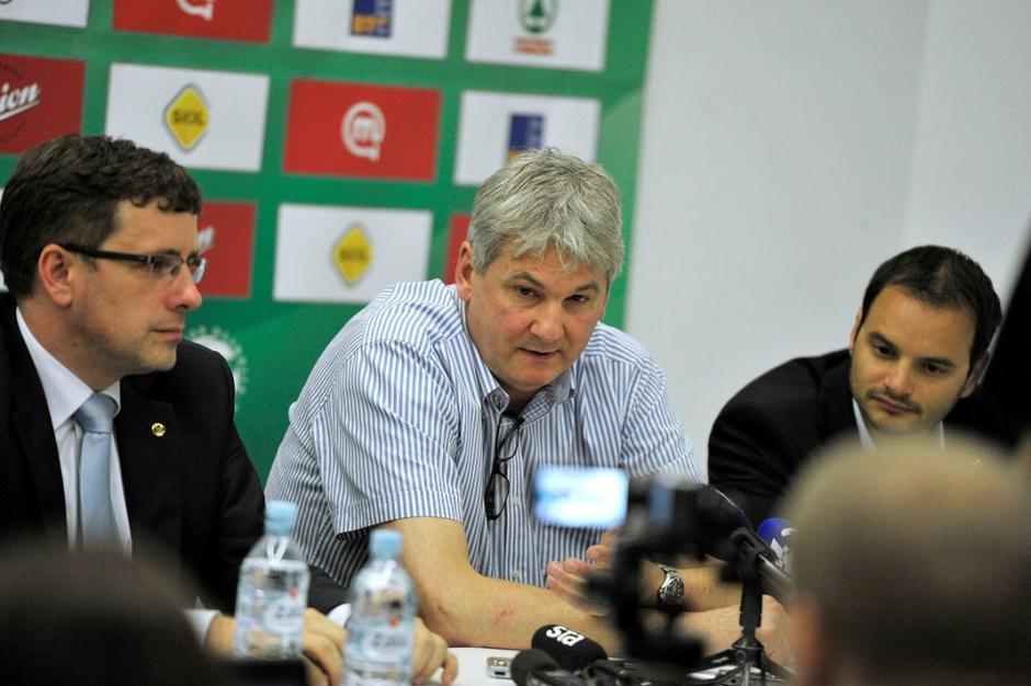 Pipan Möderndorfer Zupančič predstavitev Stožice Union Olimpija novi trener | Avtor: Anže Petkovšek