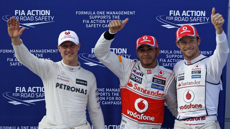 jenson button lewis hamilton michael schumacher