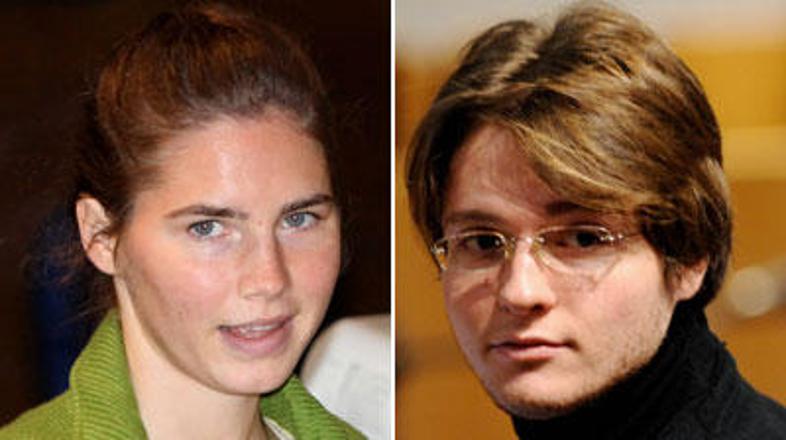 Amanda Knox in Raffaelo Solecito. (Foto: Reuters)