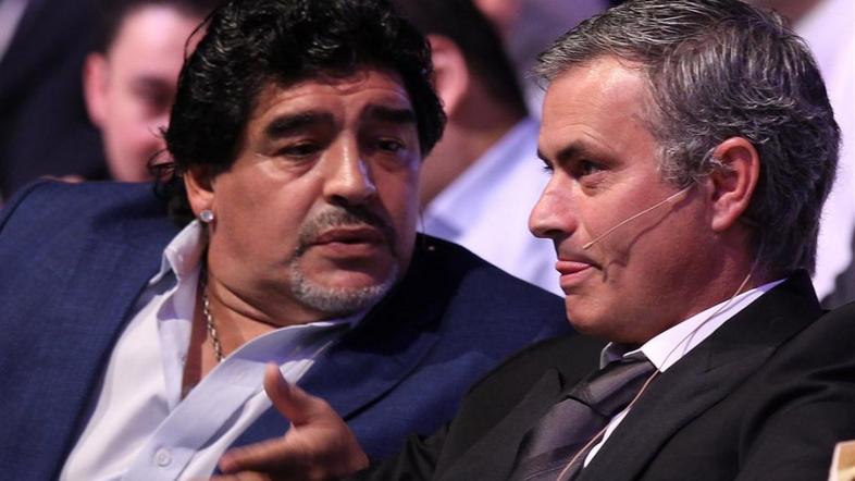 Maradona Mourinho konferenca Dubai International Sports Conference