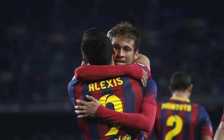 Neymar Alexis Sanchez Barcelona Villarreal Liga BBVA Španija prvenstvo