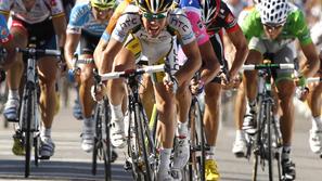 Mark Cavendish je na letošnjem Touru dobil že tri etape. (Foto: Reuters)