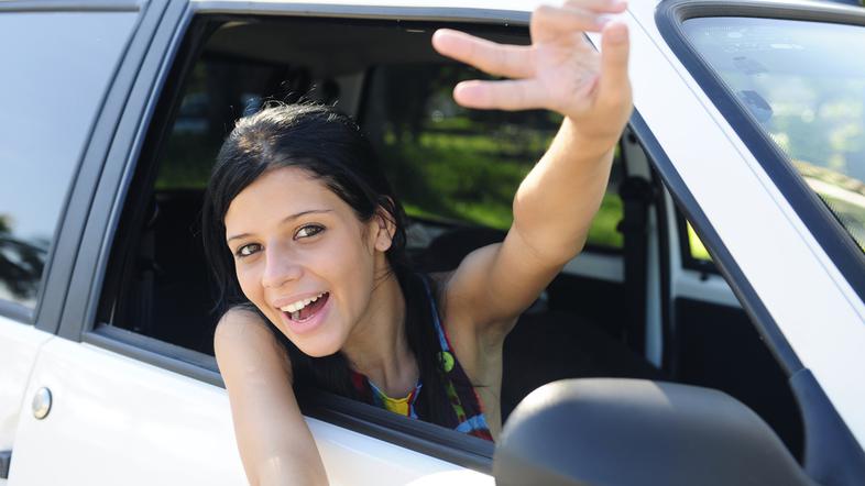 Sopotnik v avtomobilu