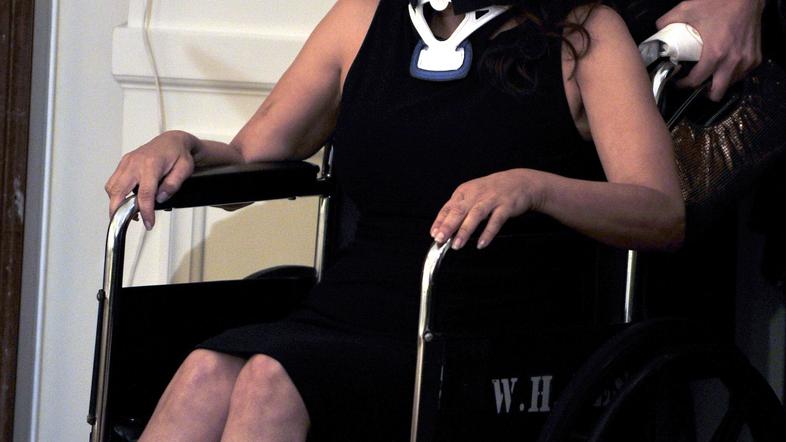 Lani julija je igralka na sprejem v Belo hišo, na katerem je prejela priznanje z