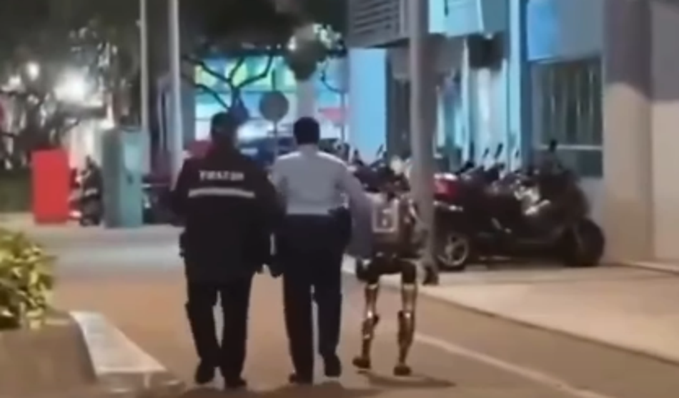 Policija je aretirala robota: Ženska je zaradi njega pristala v bolnišnici (VIDEO)