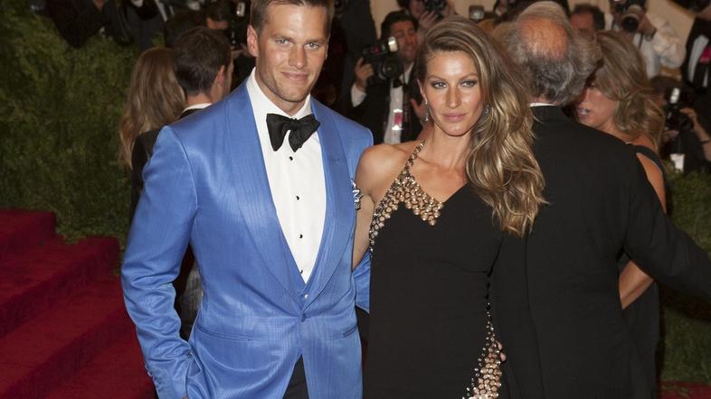 Tom Brady in Gisele Bündchen