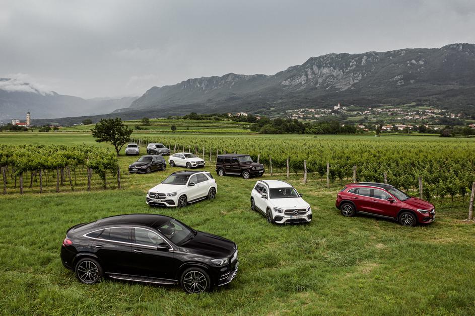 Mercedesova paleta SUV vozil