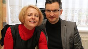 marjan Šarec, žena