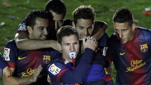 Messi Xavi Busquets Alba Thiago sin Barcelona Valladolid Liga BBVA Španija liga 