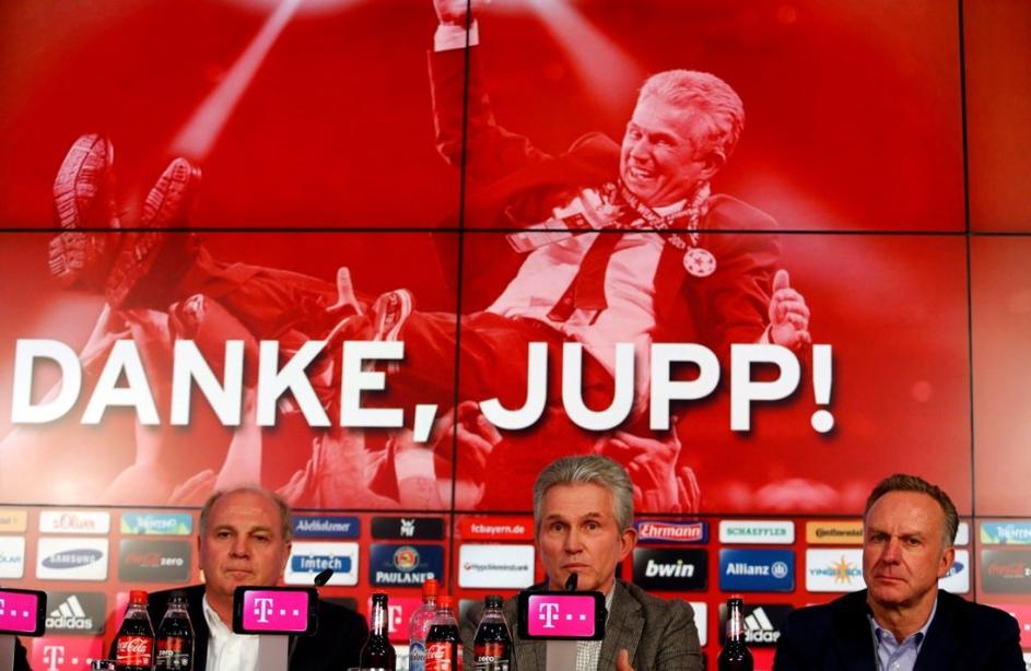 Heynckes Bayern München novinarska konferenca Hoeness Rummenigge