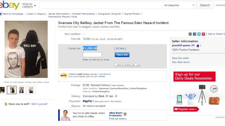 Charlie Morgan Swansea Chelsea jakna jopič bunda prodaja Ebay Chelsea