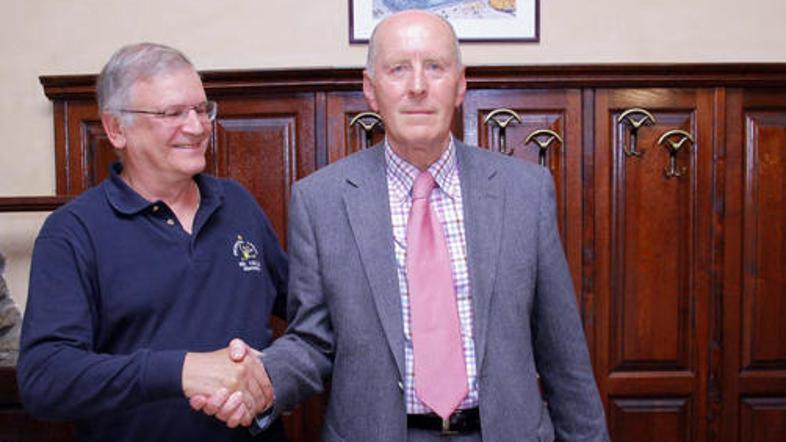 Andrej Šušterič in Tone Turnšek sta se skupaj poslovila od rokometnega kluba Cel