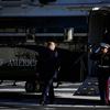 Donald Trump pred vkrcanjem na Marine One