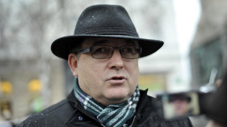 slovenija 17.01.14, Andrej Fistravec, Mariborski zupan, shod, protest, korupcija