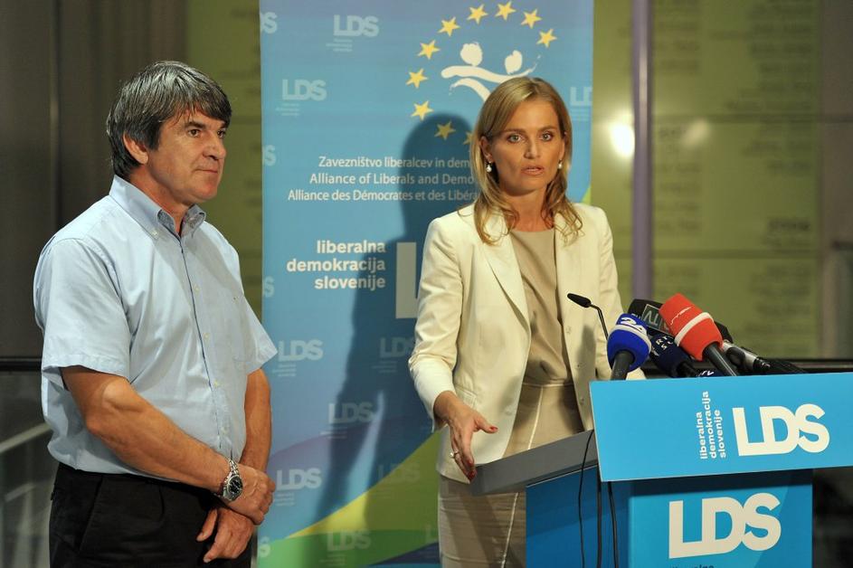 Anton Anderlič in Katarina Kresal.