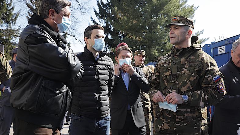 ogled vojaških sil na meji s Hrvaško