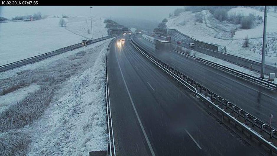 Sneg na Štajerskem | Avtor: Prometna kamera (PIC)