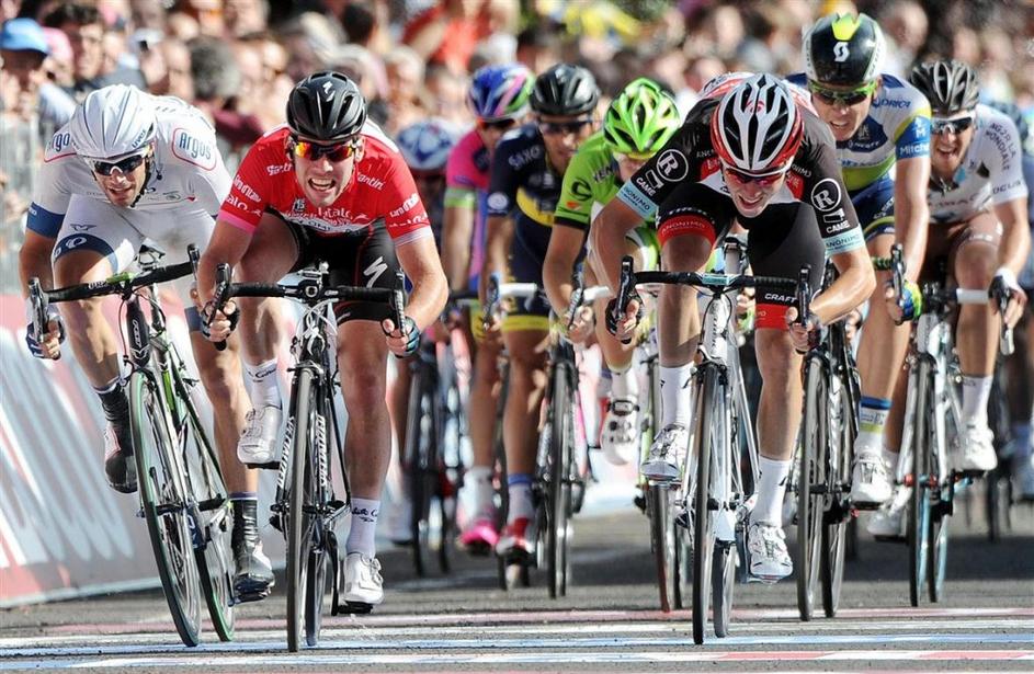 Cavendish Nizzolo Mezgec Giro d'Italia dirka po Italiji Omega Pharma Quick Step