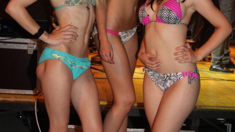 Samanta Mihelič, druga spremljevalka Miss Bikini 2011, Amanda Vrbančič, Miss Bik