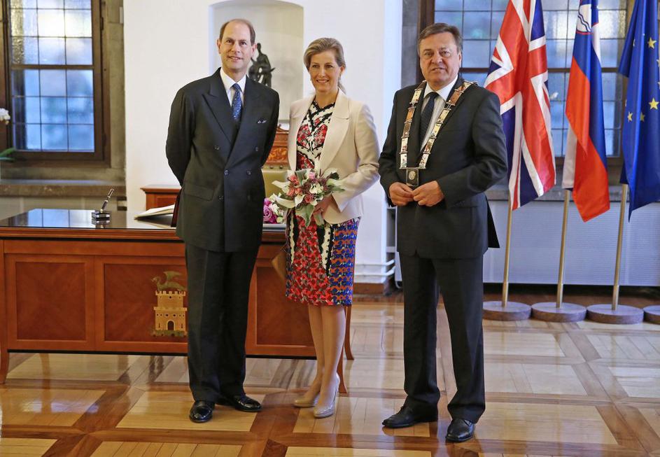 princ Edward, Sophie, obisk, Ljubljana, Zoran Janković