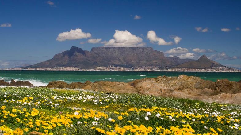 Table Mountain, Mizasta gora, Cape Town, Južnoafriška republika