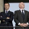 Aleksander Čeferin in Gianni Infantino