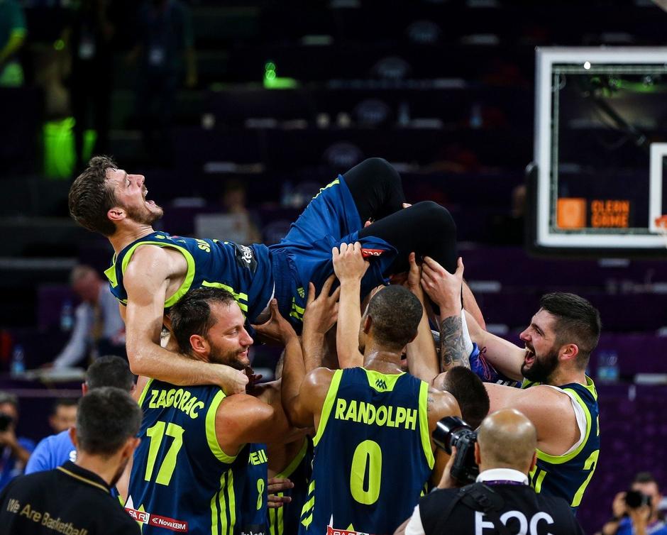 Slovenija Španija košarka Eurobasket | Avtor: Profimedia