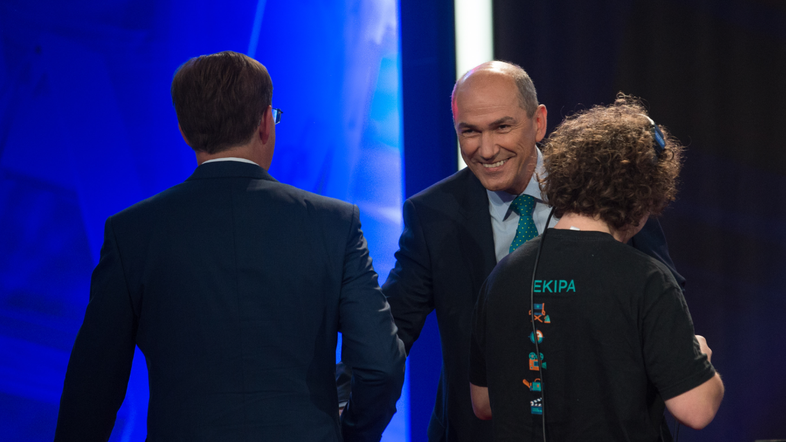 Janez Janša in Miro Cerar