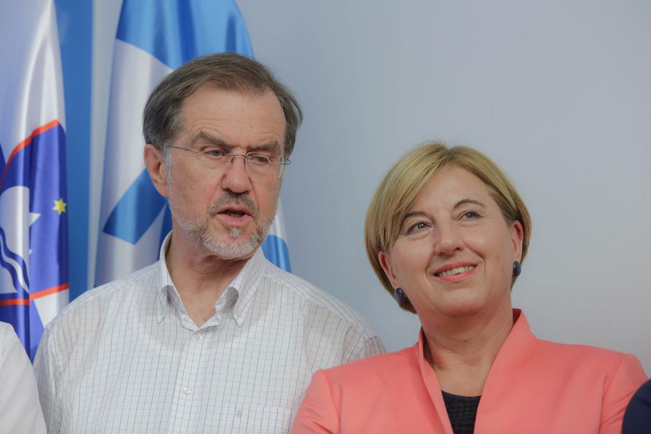 Alojz Peterle in Ljudmila Novak, NSi | Avtor: Saša Despot