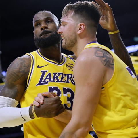 LeBron James Luka Dončić