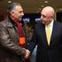 Pallotta predsednik rokovanje pozdrav Galliani AS Roma AC Milan Serie A Italija 