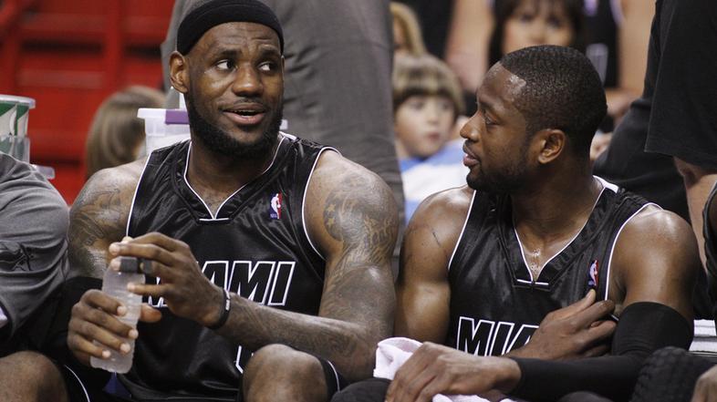 LeBron James Dwayane Wade