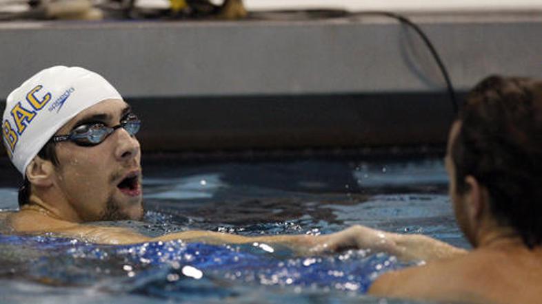 Michael Phelps je moral znova priznati premoč Aaronu Peirsolu.