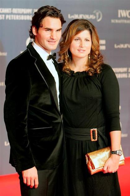 Roger Federer in Mirka Vavrinec