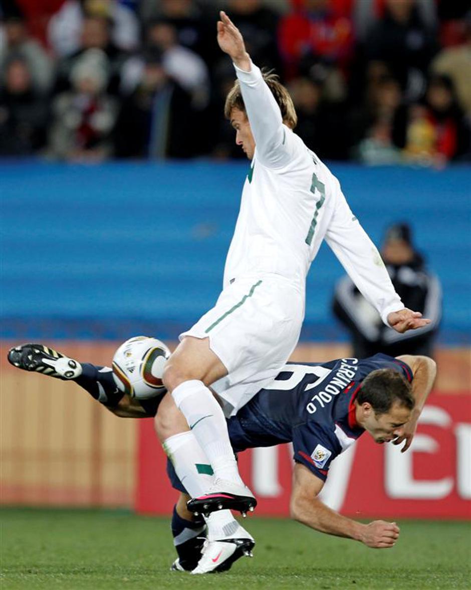 Nejc Pečnik Pecnik Steven Cherundolo | Avtor: EPA