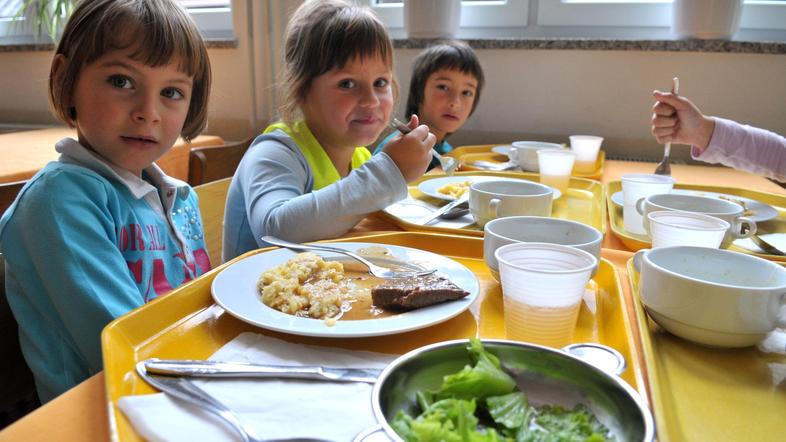 Obroki v osnovnih šolah bodo subvencionirani, socialno šibki jih bodo dobili bre